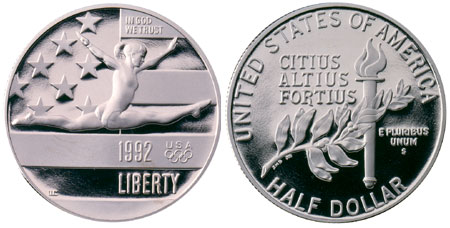 The 1992 Olympic Half Dollar