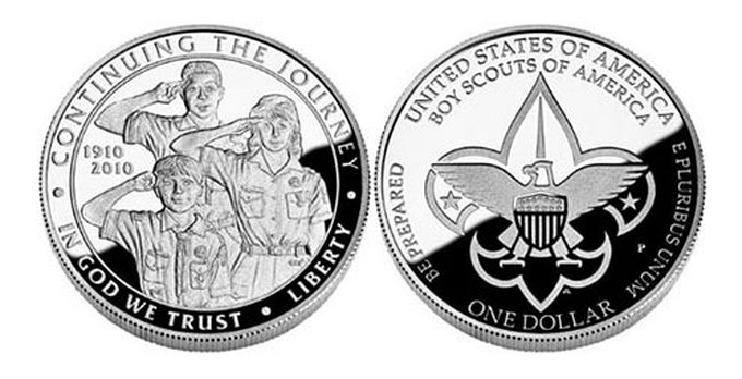 The Boy Scouts Centennial Silver Dollar