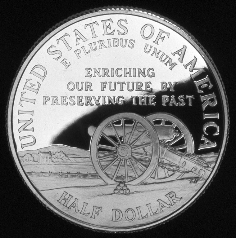 The 1995 Civil War Battlefield Half Dollar