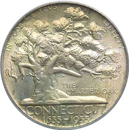 1935 Connecticut Tercentenary Half Dollar