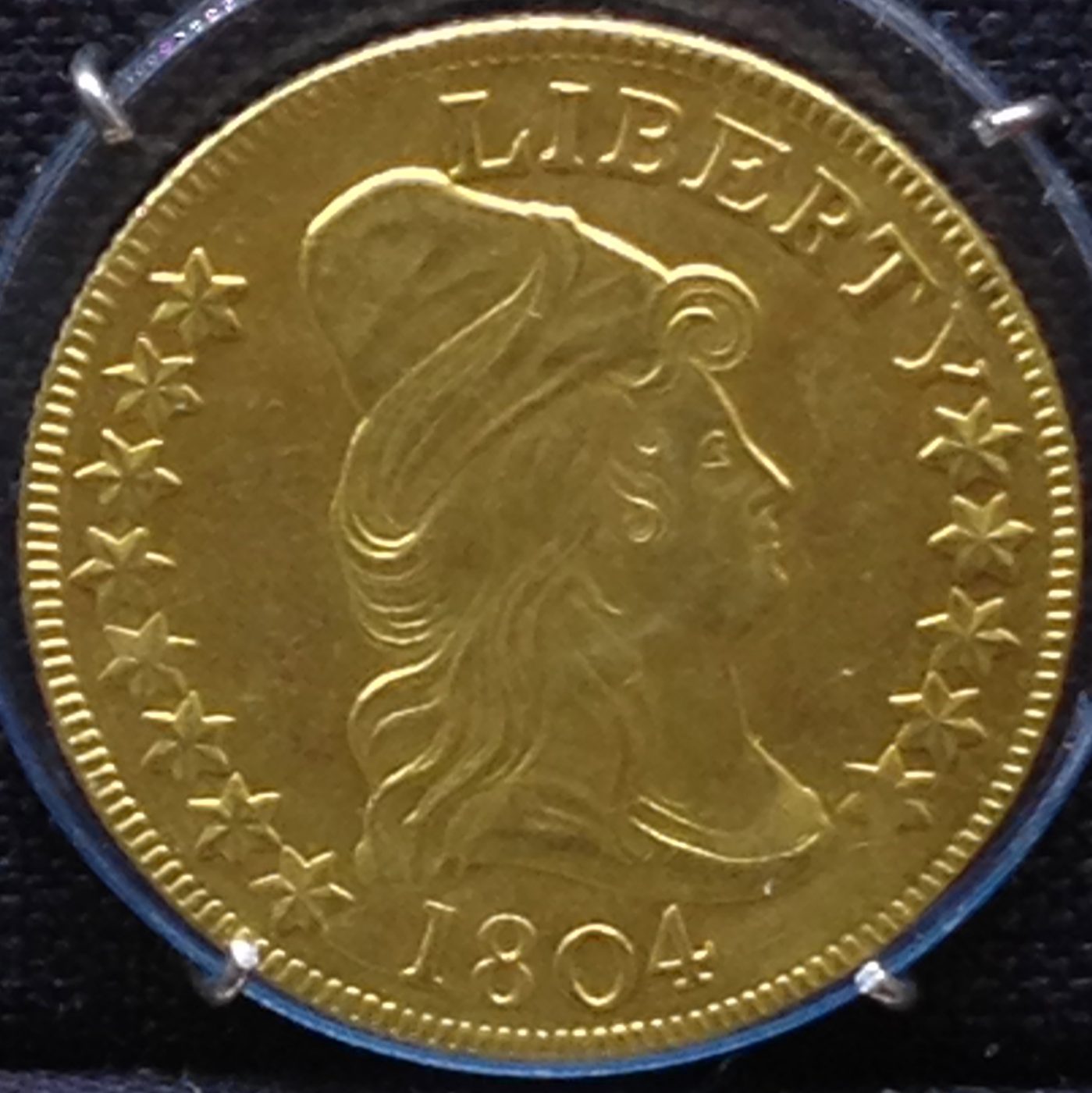 The 1804 Plain 4 Eagle: a $10 coin dated for a year it wasn't made in