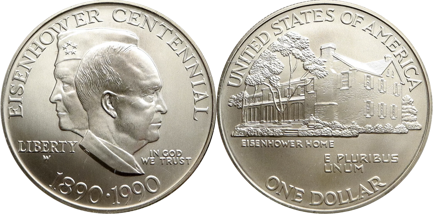 The 1990 Eisenhower Centennial Dollar