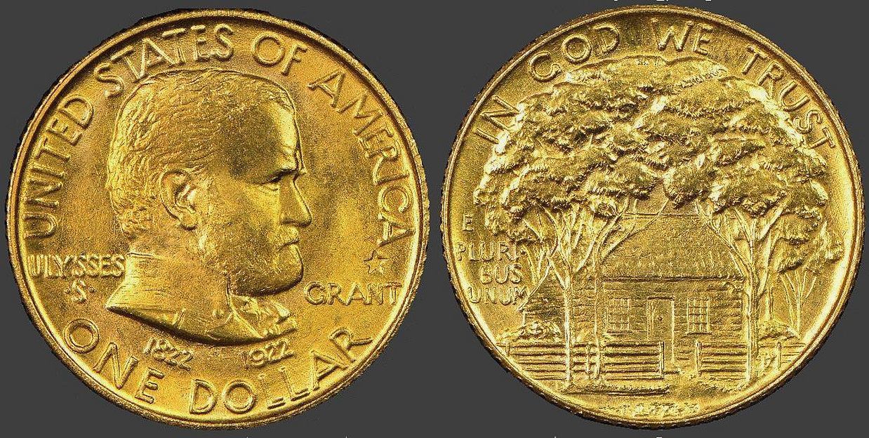 The 1922 Grant Memorial Gold Dollar