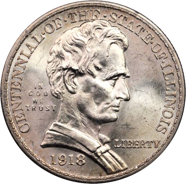 The 1918 Illinois Centennial Half Dollar