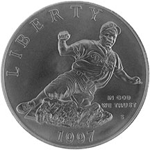 The 1997 Jackie Robinson Silver Dollar