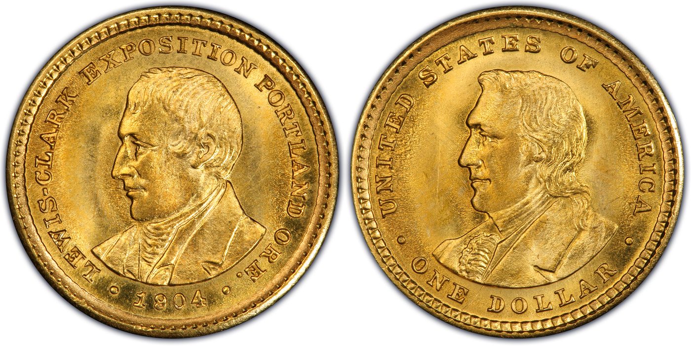 The Lewis and Clark Exposition Gold Dollar