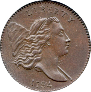 The Liberty Cap Half Cent — America's Half-Penny, Facing Right