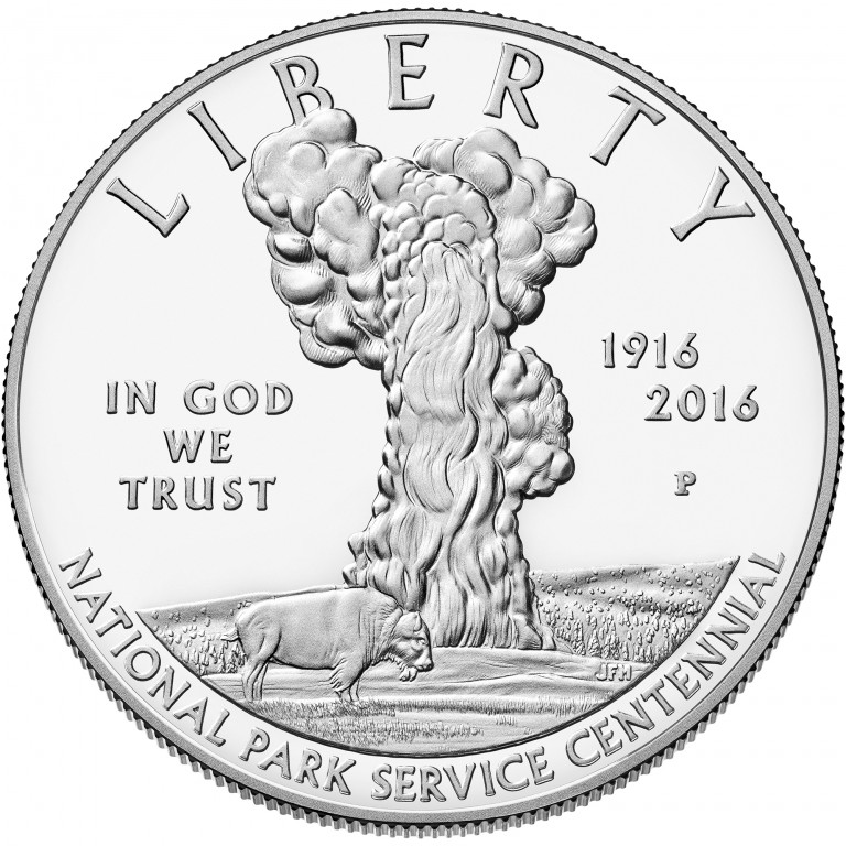 The 2016 National Park Service Centennial Silver Dollar