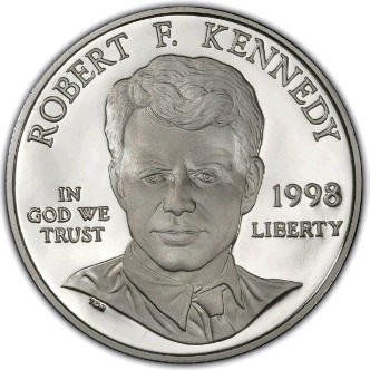 The 1998 Robert F. Kennedy Silver Dollar