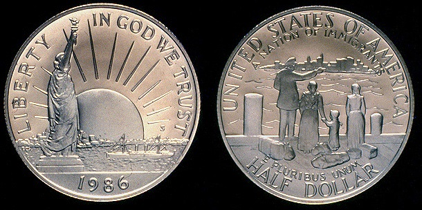 The 1986 Statue of Liberty Half Dollar