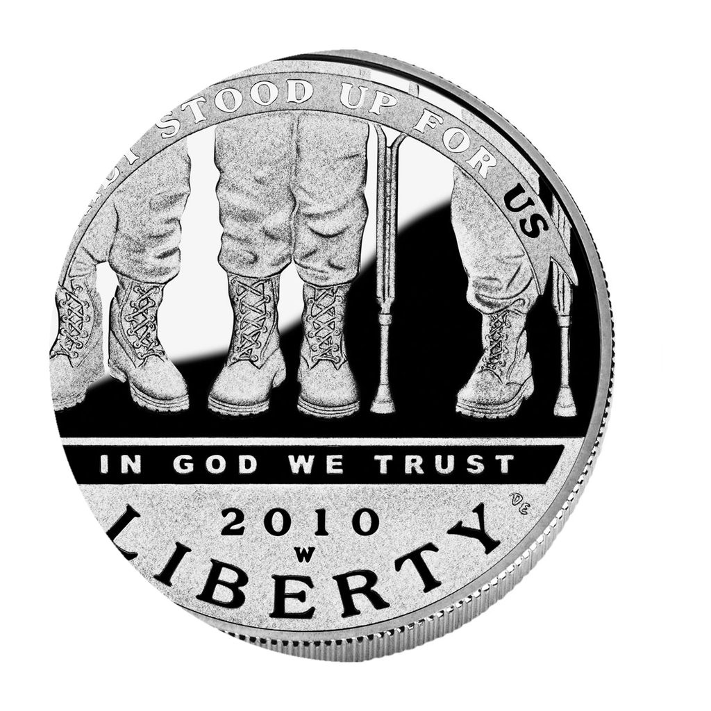 1 Dollar (American Veterans Disabled for Life) reverse