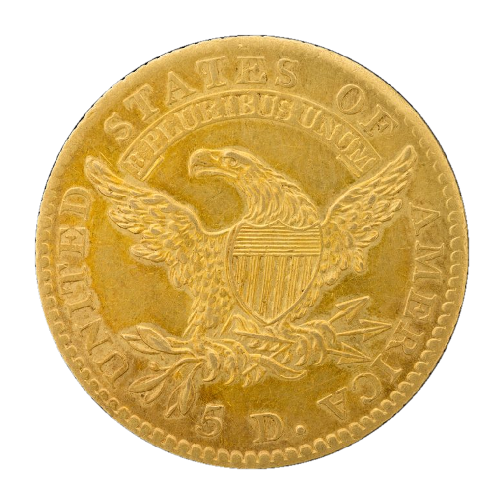 5 Dollars "Capped Bust" reverse