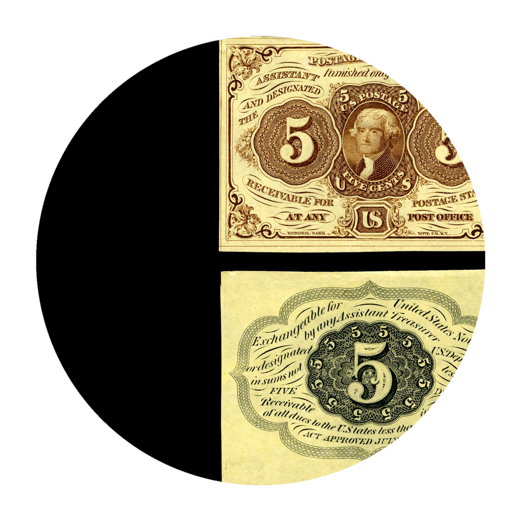 10 Cents "Postage Currency" obverse