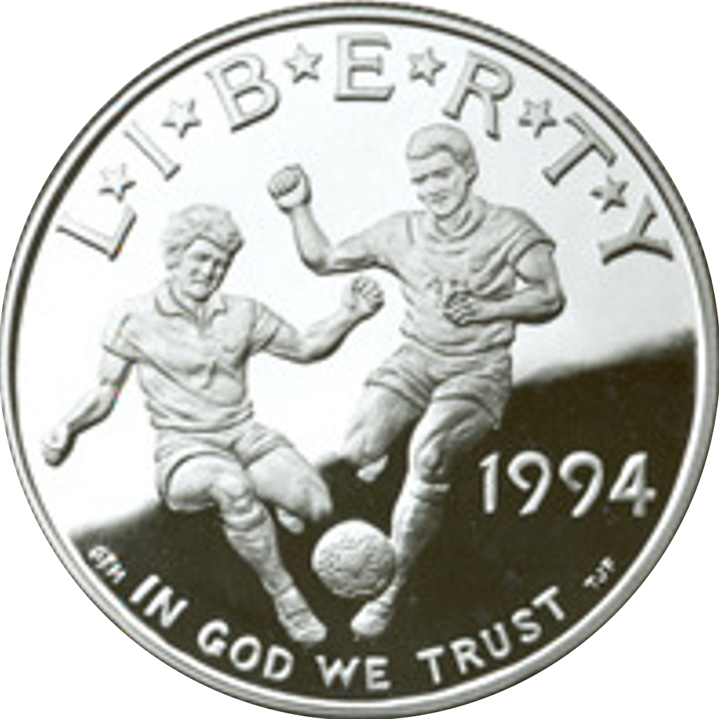 1 Dollar (1994 World Cup Tournament) obverse