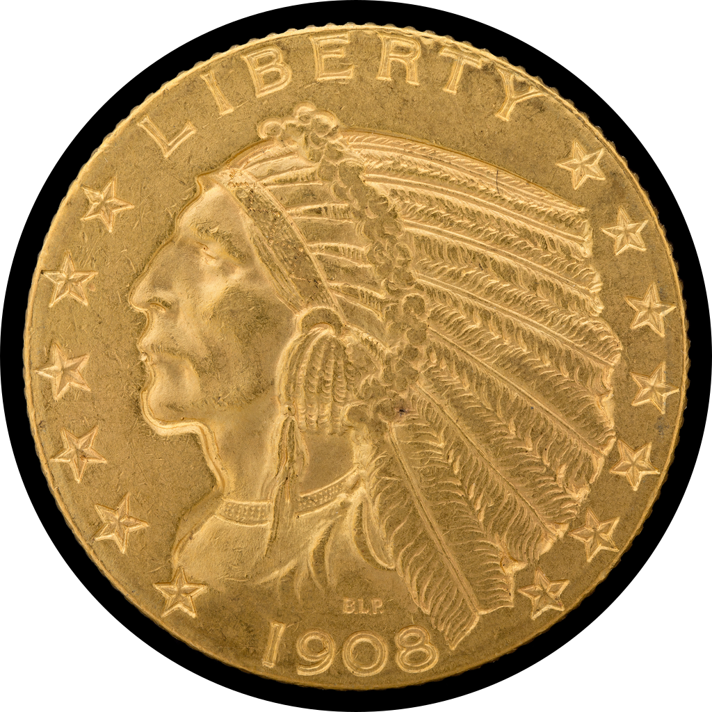 5 Dollars "Indian Head" obverse