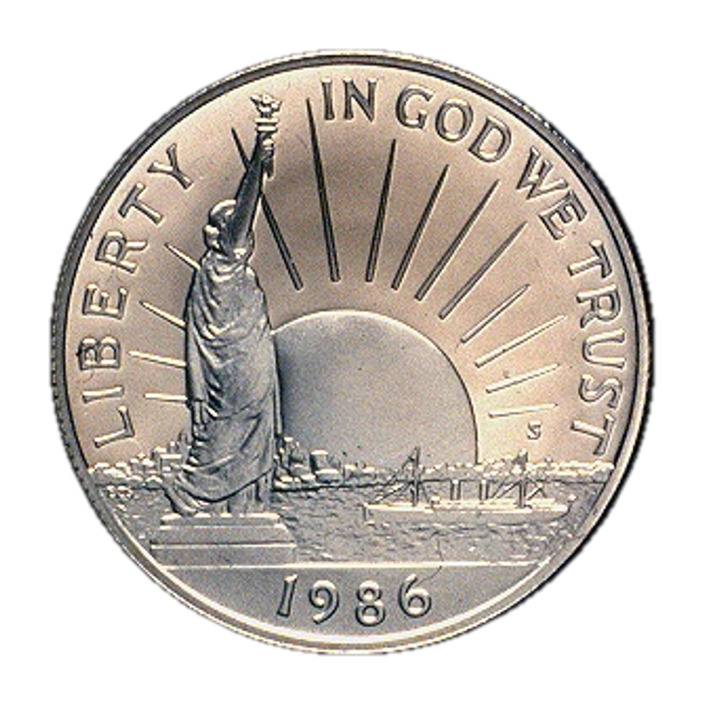 ½ Dollar (Statue of Liberty) obverse