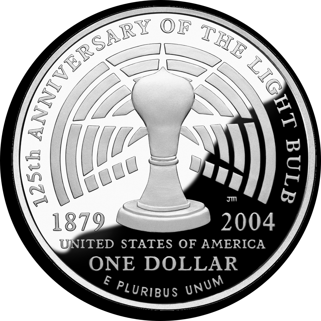 1 Dollar (Thomas Alva Edison) reverse