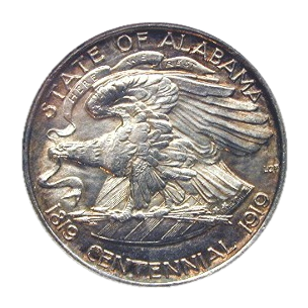 ½ Dollar (Alabama Centennial) reverse