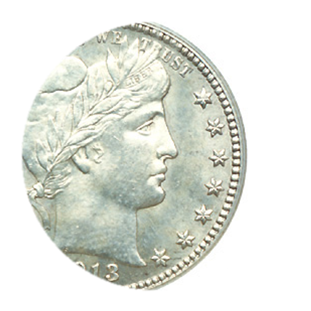 ¼ Dollar "Barber Quarter" reverse