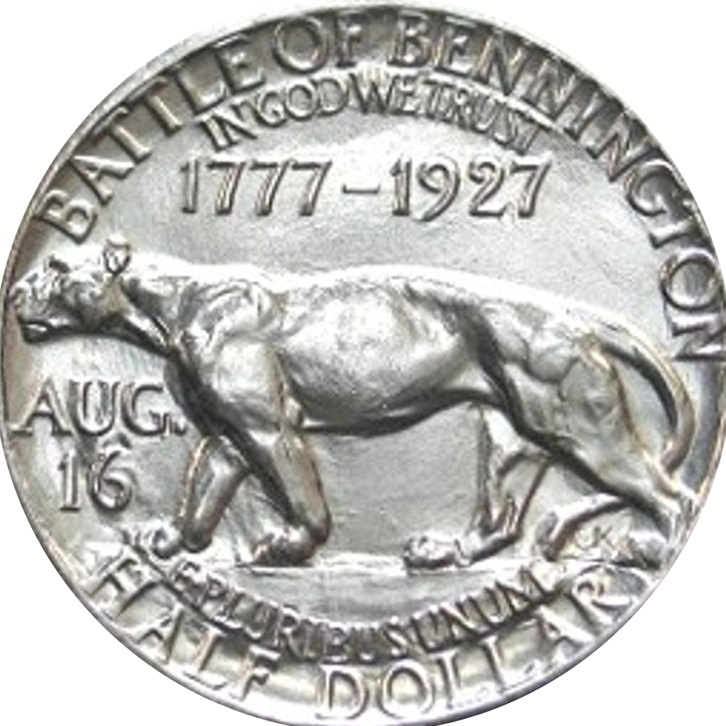 ½ Dollar (Vermont Sesquicentennial) reverse