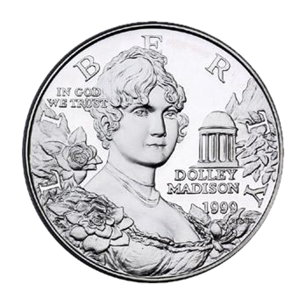 1 Dollar (Dolley Madison) obverse