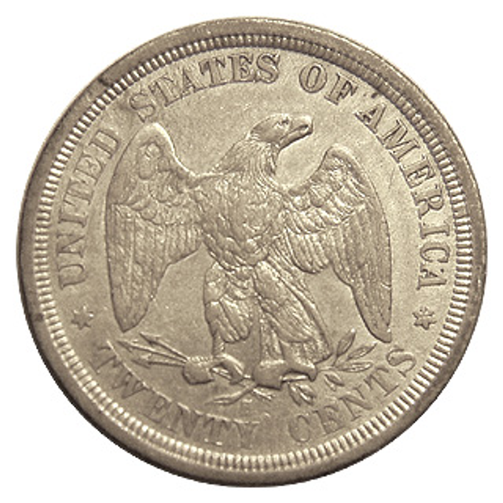 20 Cents "Seated Liberty" reverse