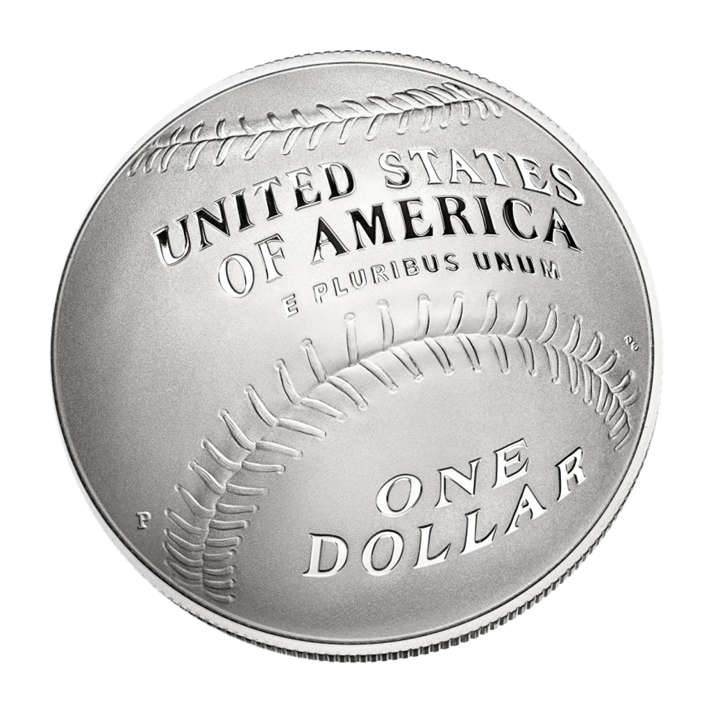 1 Dollar (National Baseball Hall of Fame) obverse