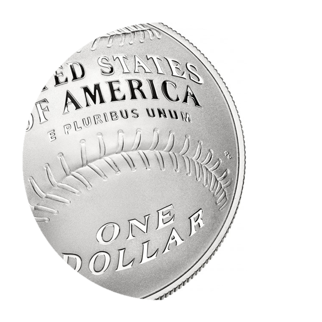 1 Dollar (National Baseball Hall of Fame) reverse