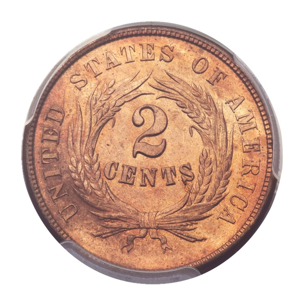 2 Cents "Union Shield" reverse