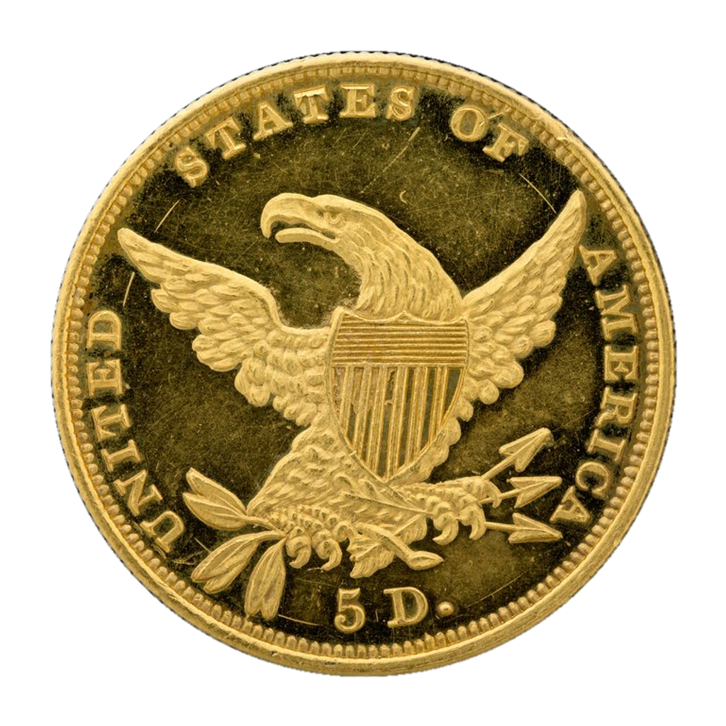 5 Dollars "Classic Head" reverse