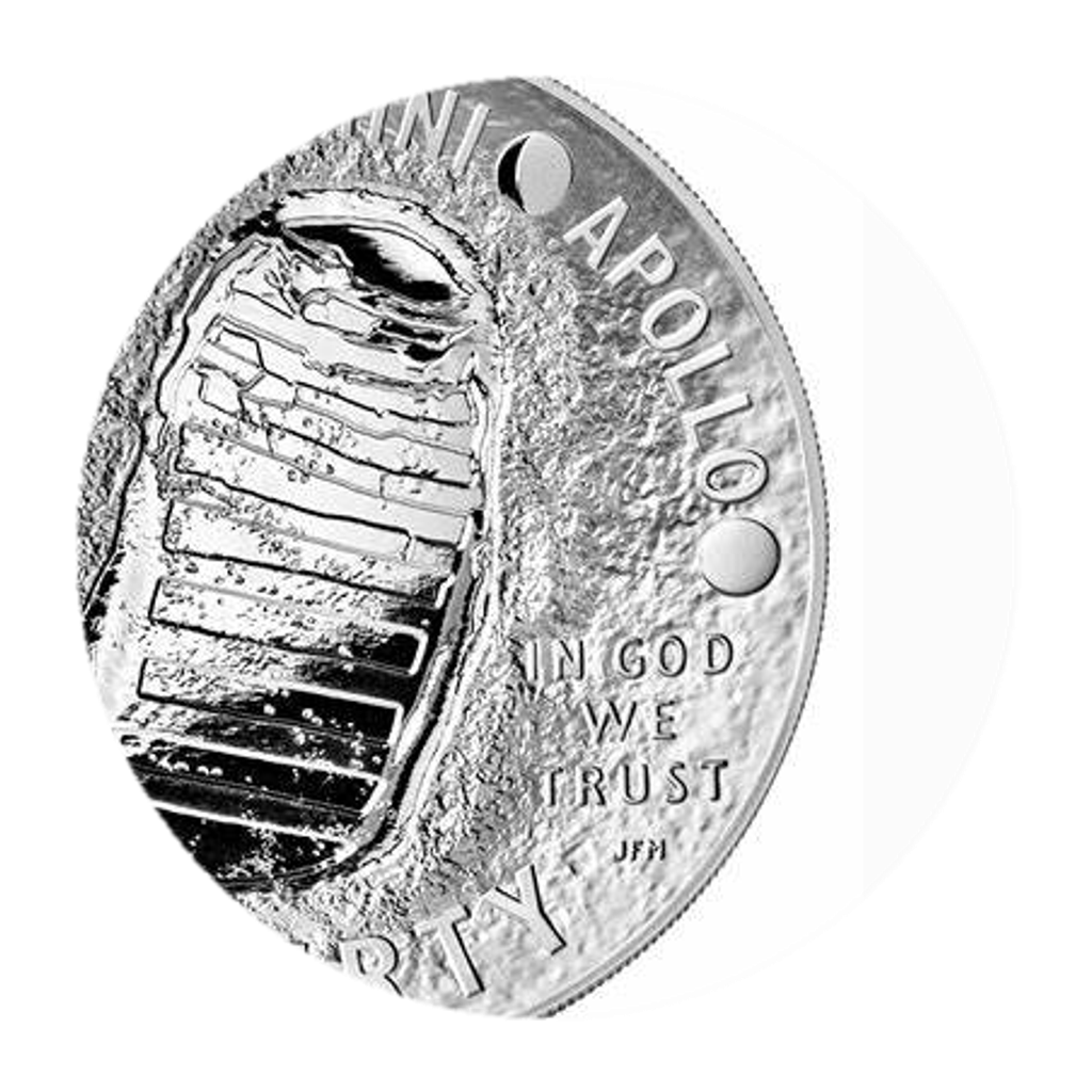 1 Dollar (Apollo 11 50th Anniversary) reverse
