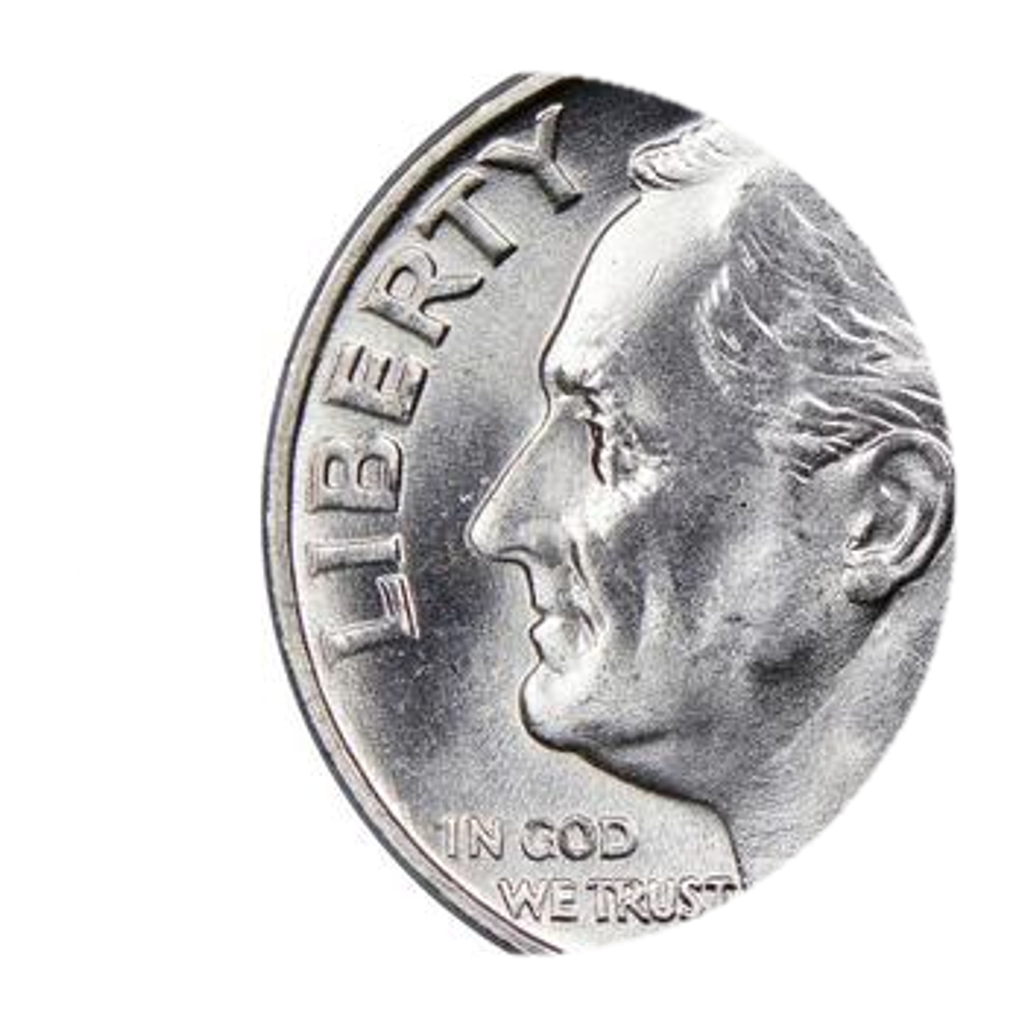 1 Dime "Roosevelt Silver Dime" obverse