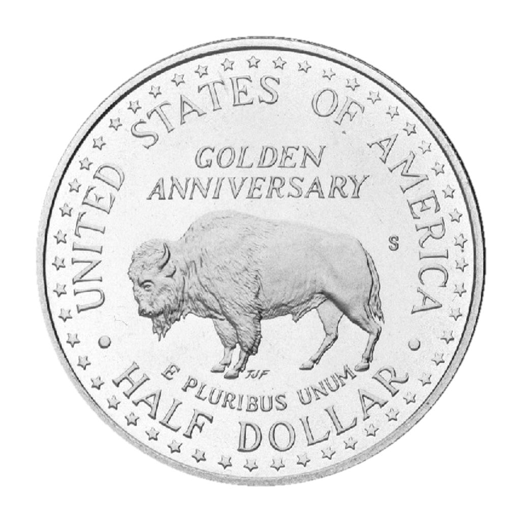 ½ Dollar (Mt. Rushmore) reverse
