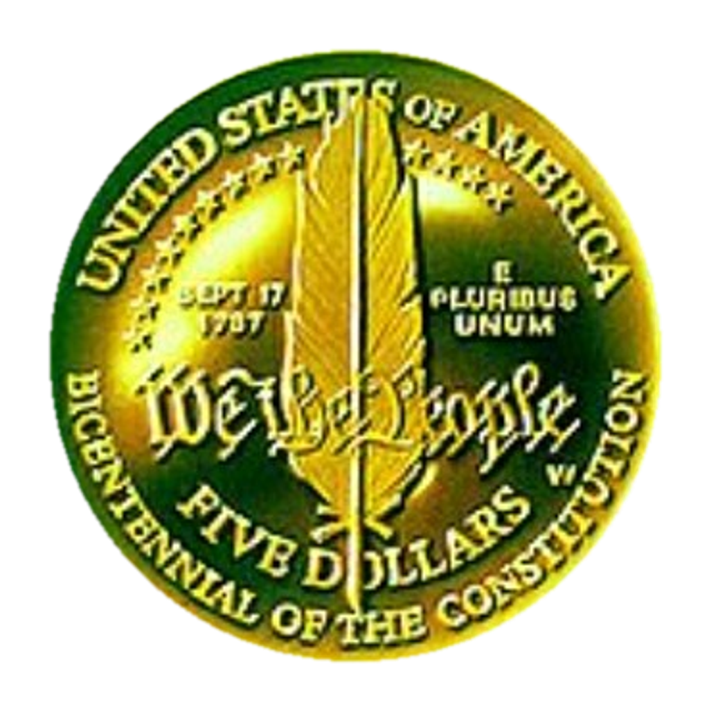 5 Dollars (Constitution) reverse