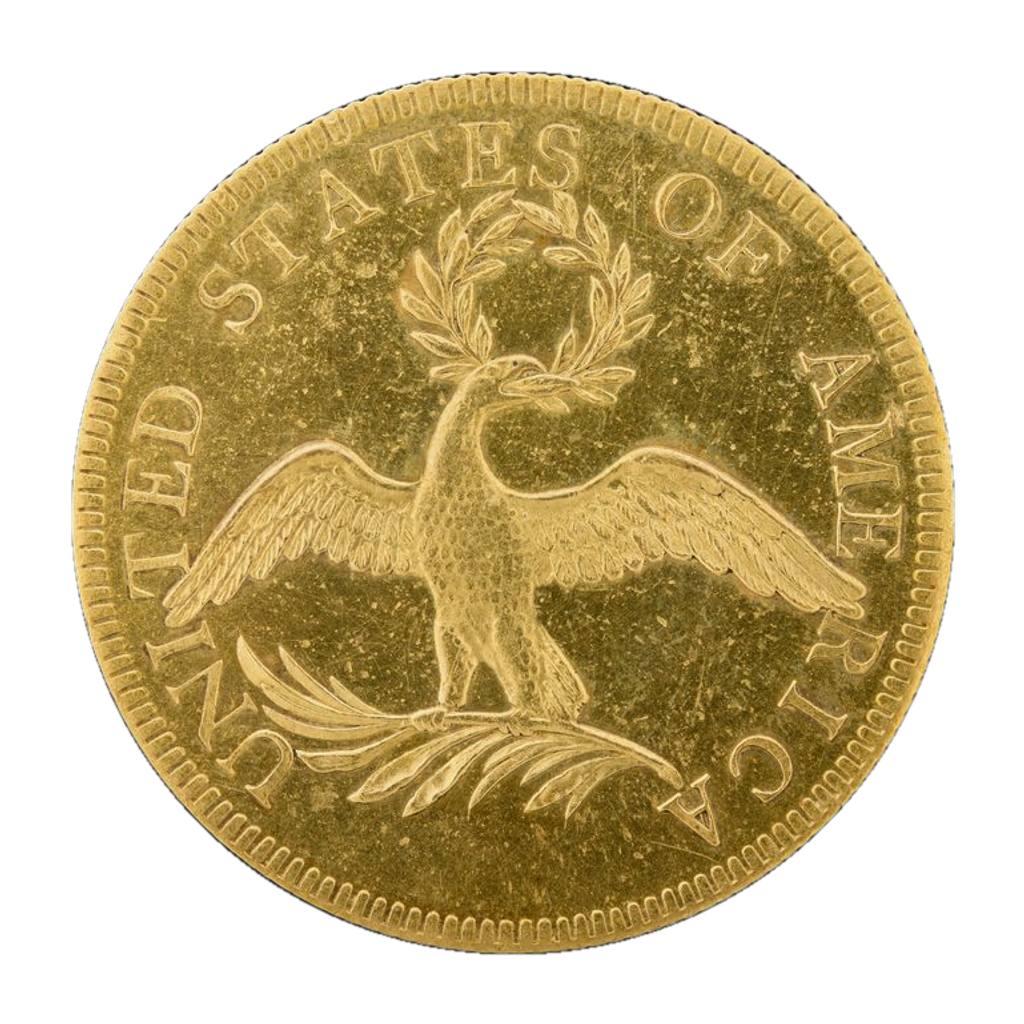 10 Dollars "Liberty Cap" reverse