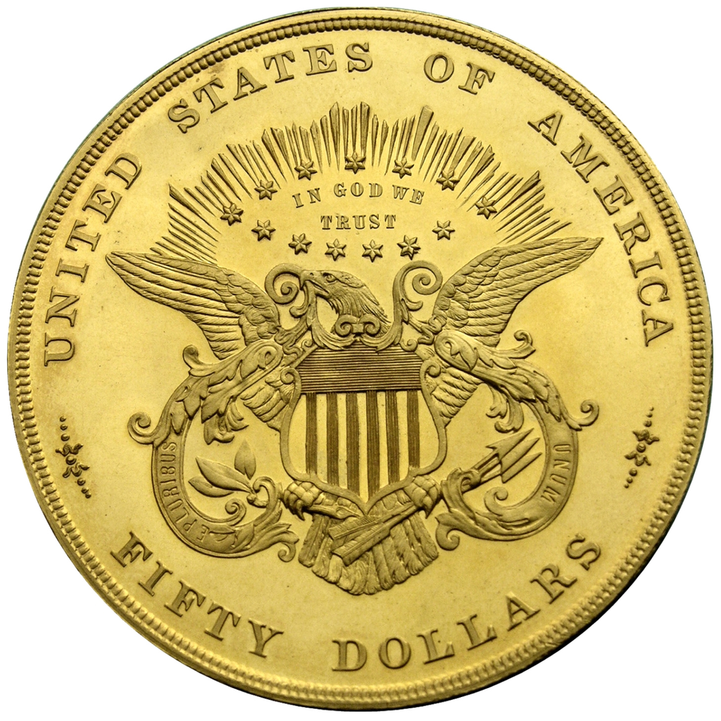 50 Dollars "Half Union" reverse