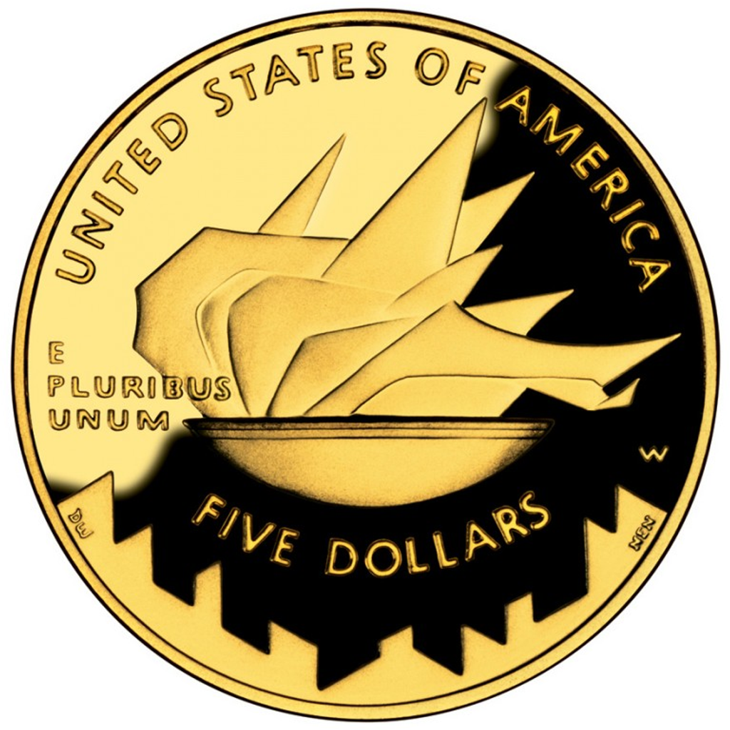 5 Dollars (Salt Lake Olympic Winter Games) reverse