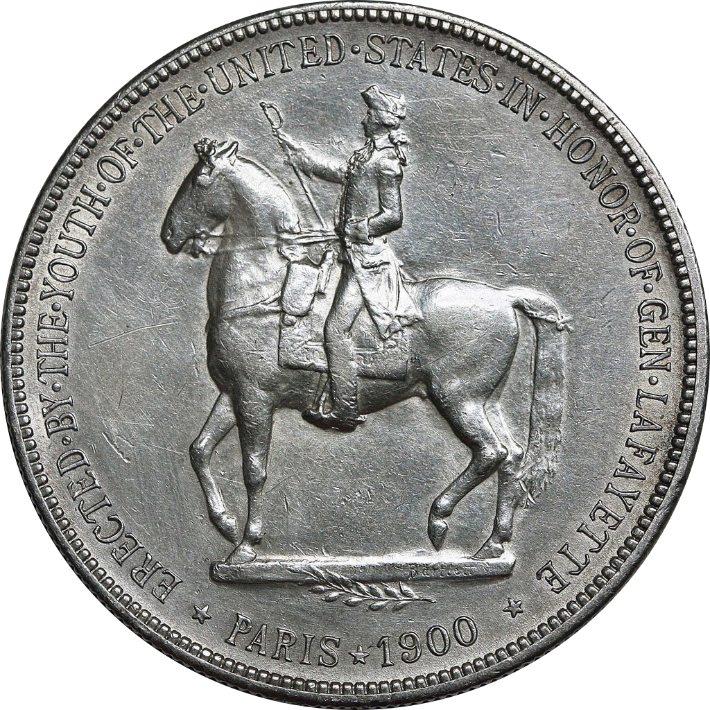 1 Dollar (Lafayette) reverse