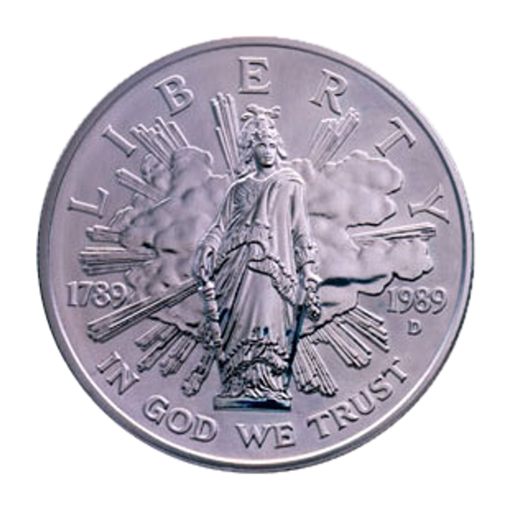 1 Dollar (Bicentennial of the Congress) obverse