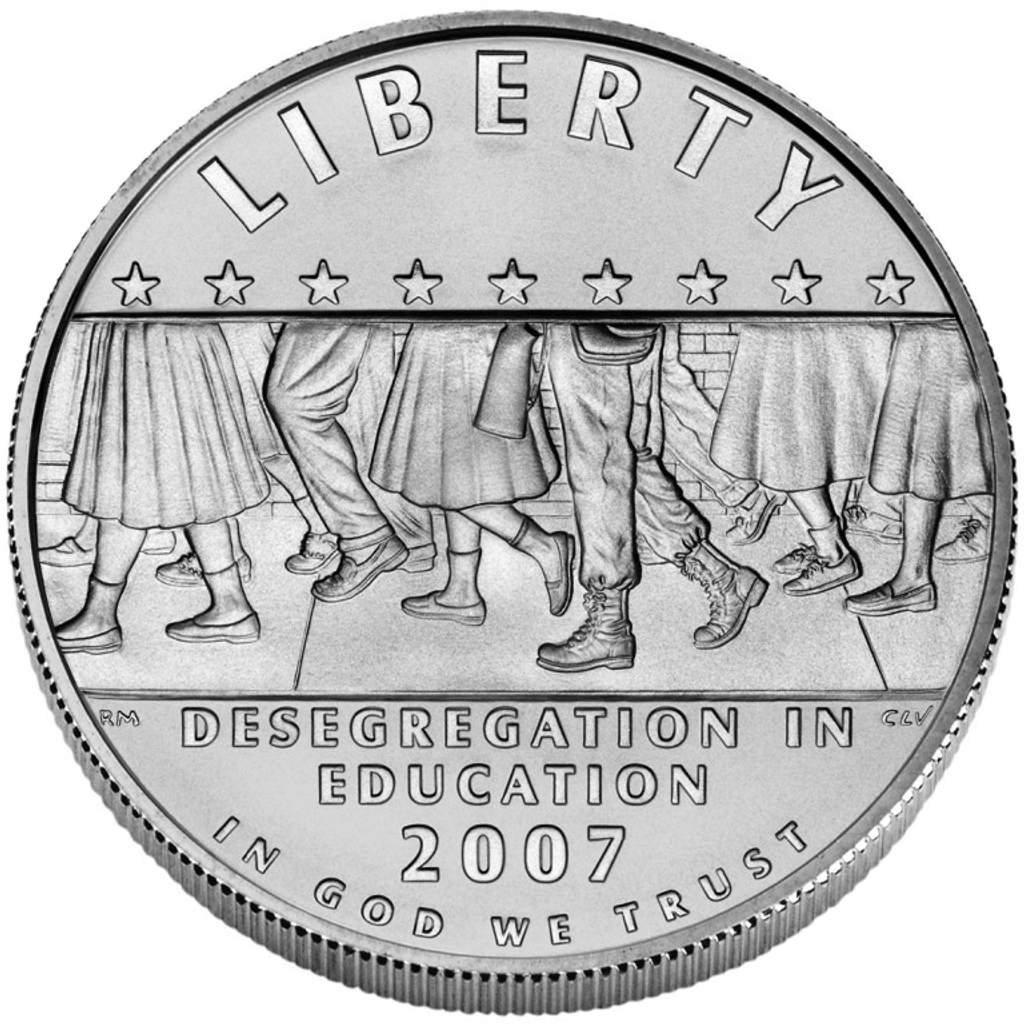 1 Dollar (Little Rock Central High School Desegregation) obverse