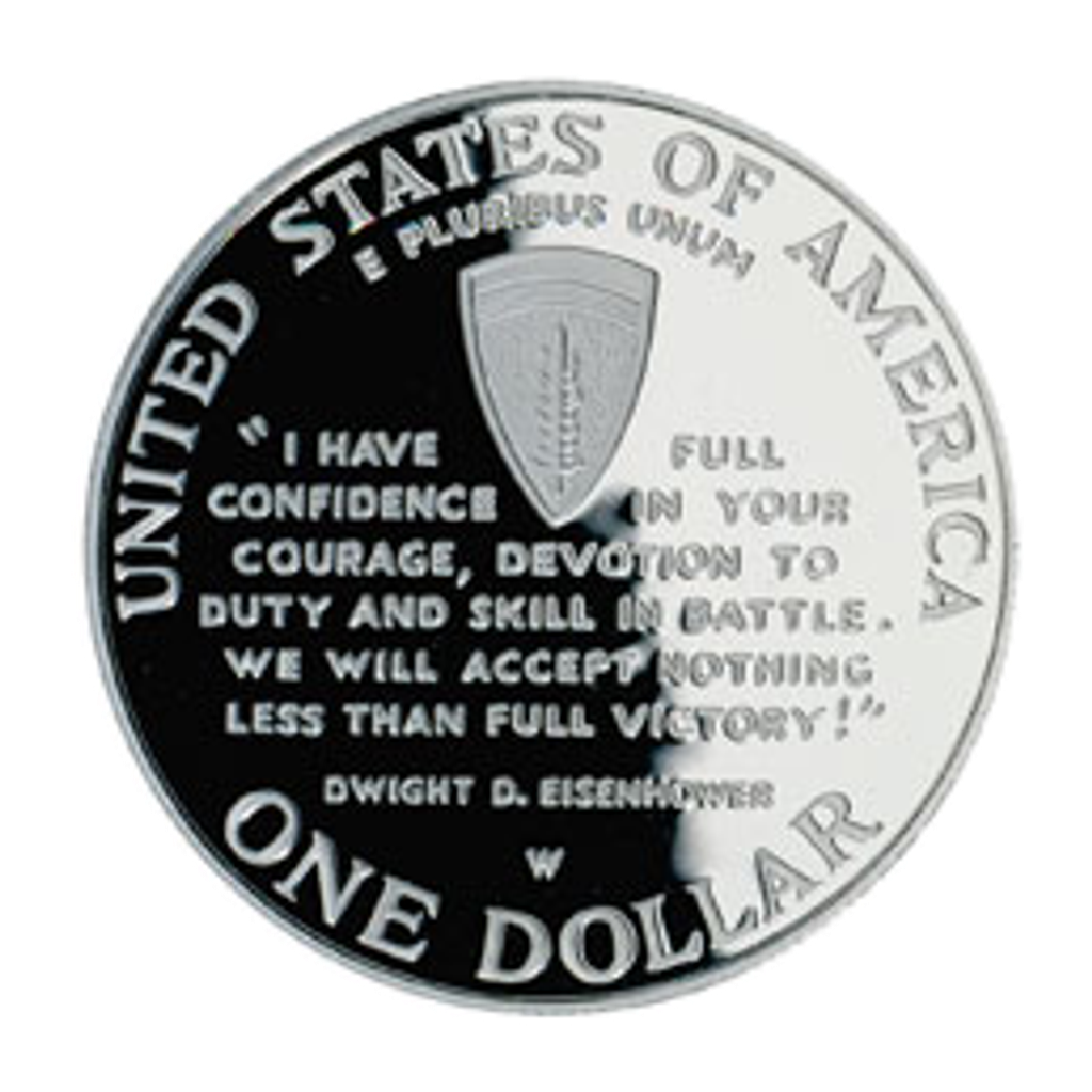 1 Dollar (World War II) reverse