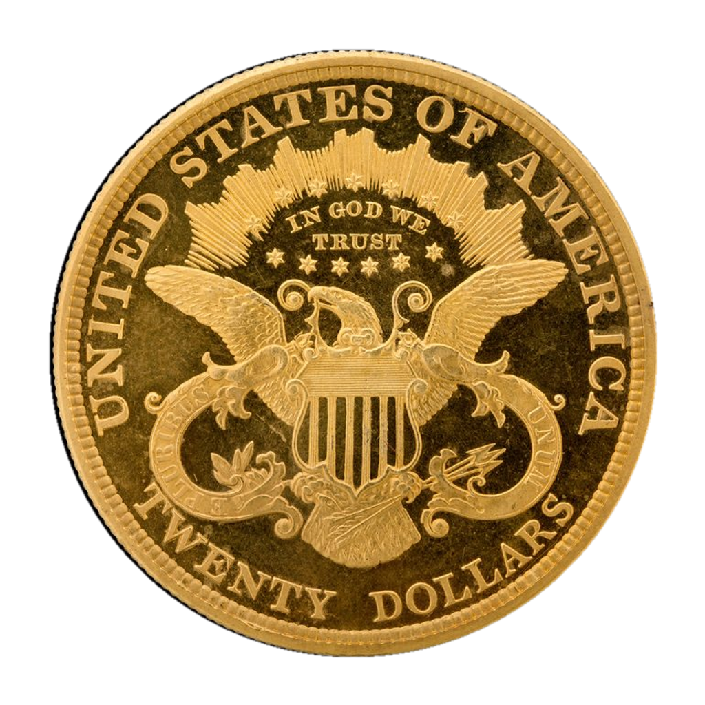 20 Dollars "Liberty Head - Double Eagle" reverse