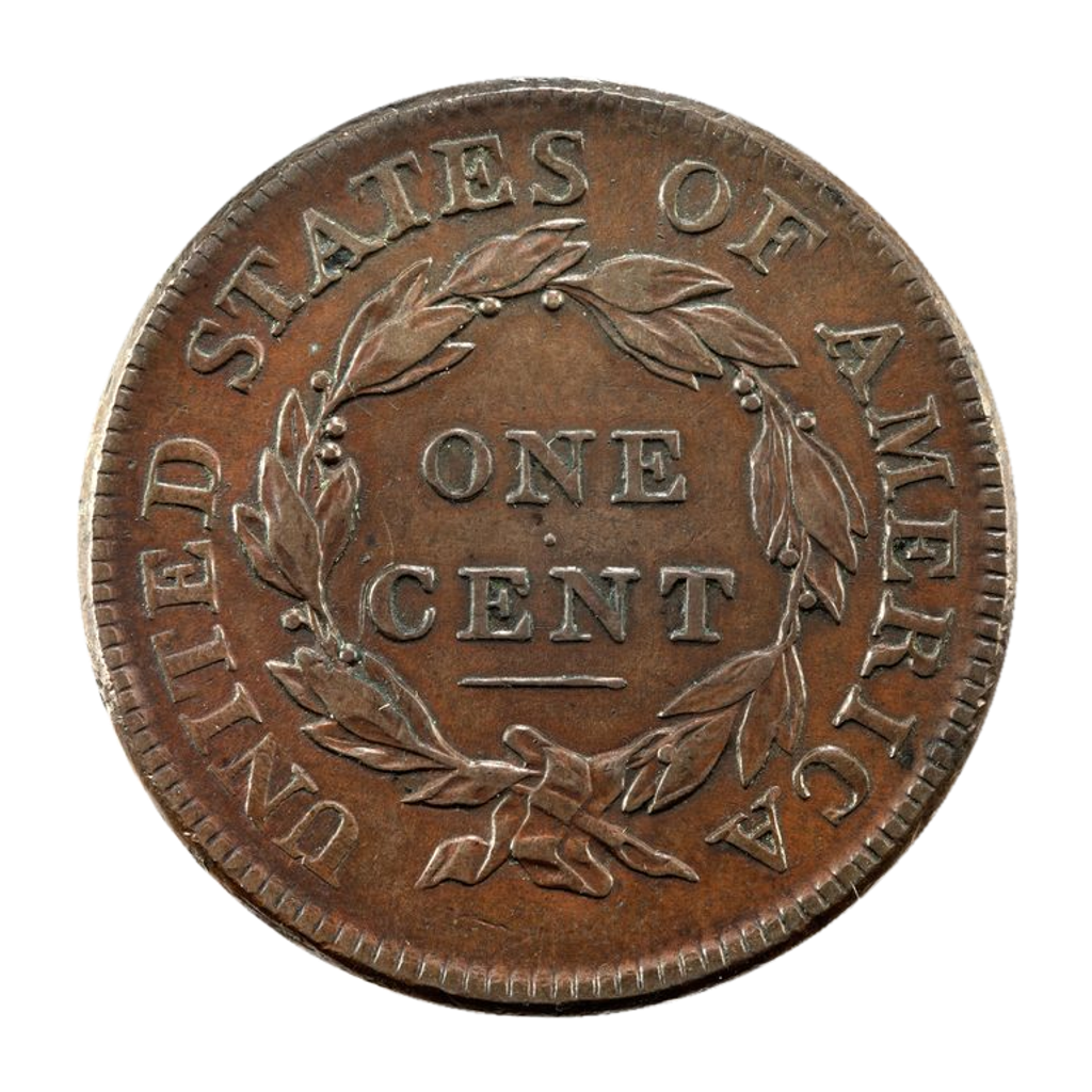 1 Cent "Capped Bust - Classic Head Cent" reverse