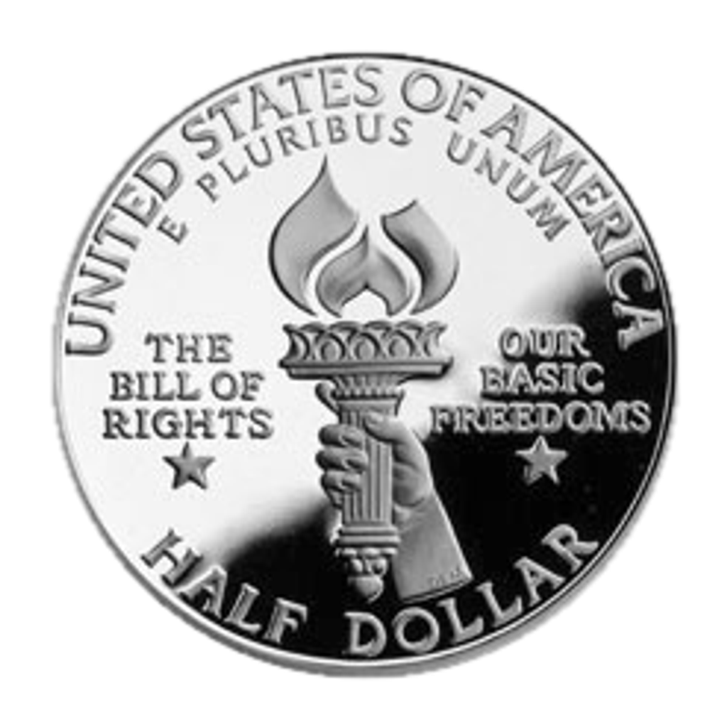 ½ Dollar (Bill Of Rights) reverse