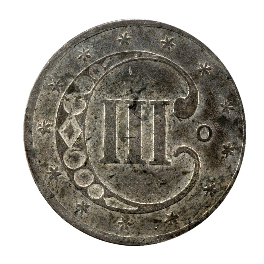 3 Cents "Three Cent Silver" reverse