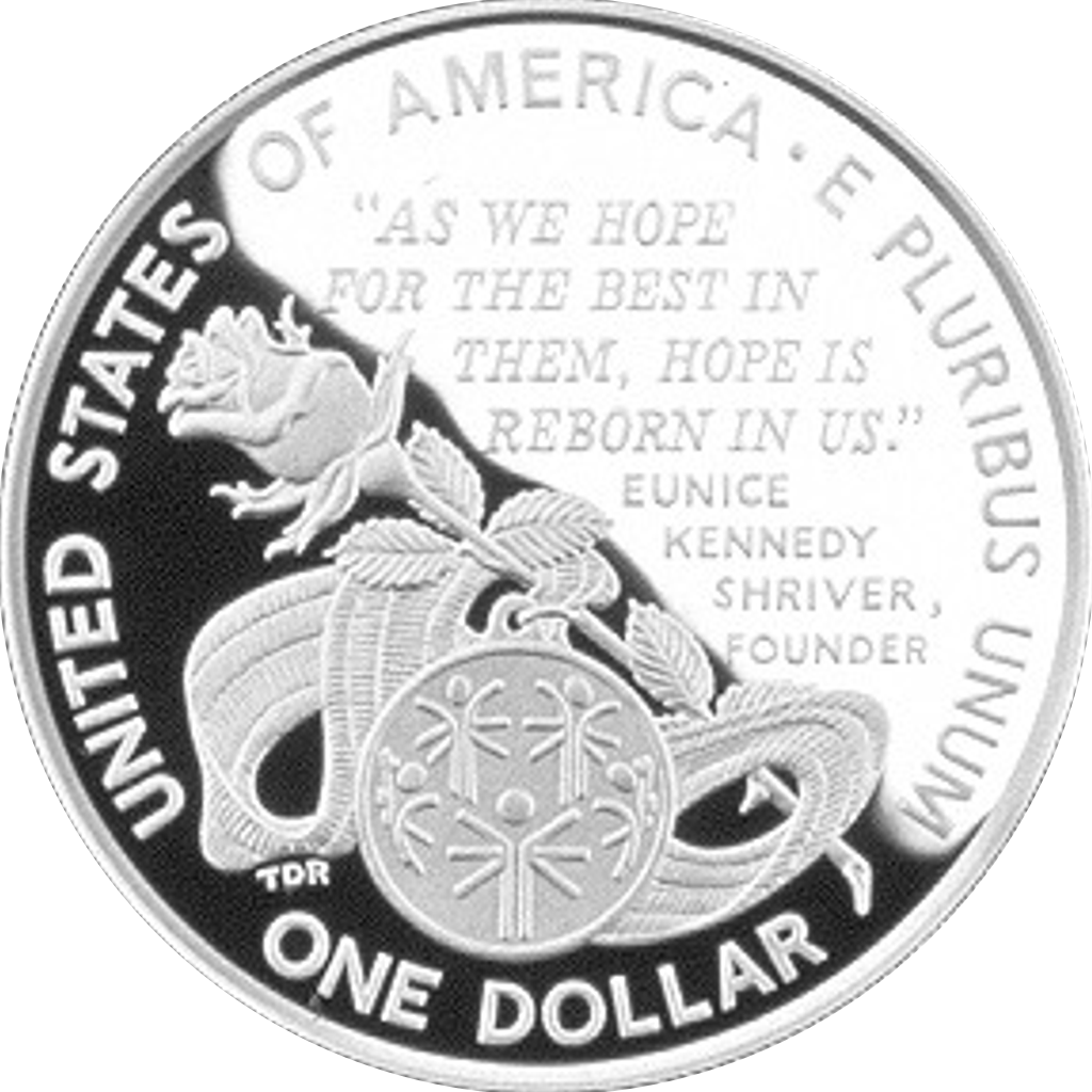 1 Dollar (Special Olympics World Games) reverse