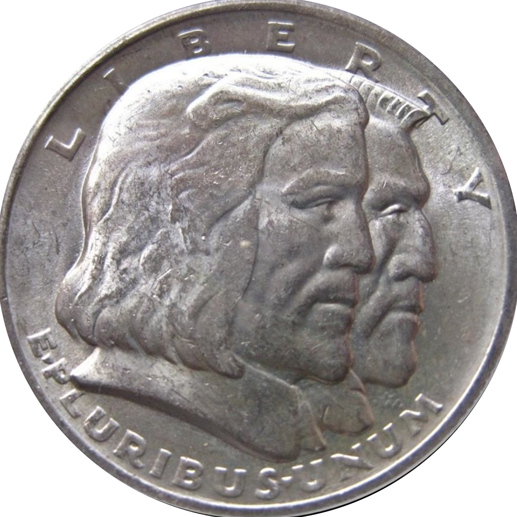 ½ Dollar (Long Island) obverse