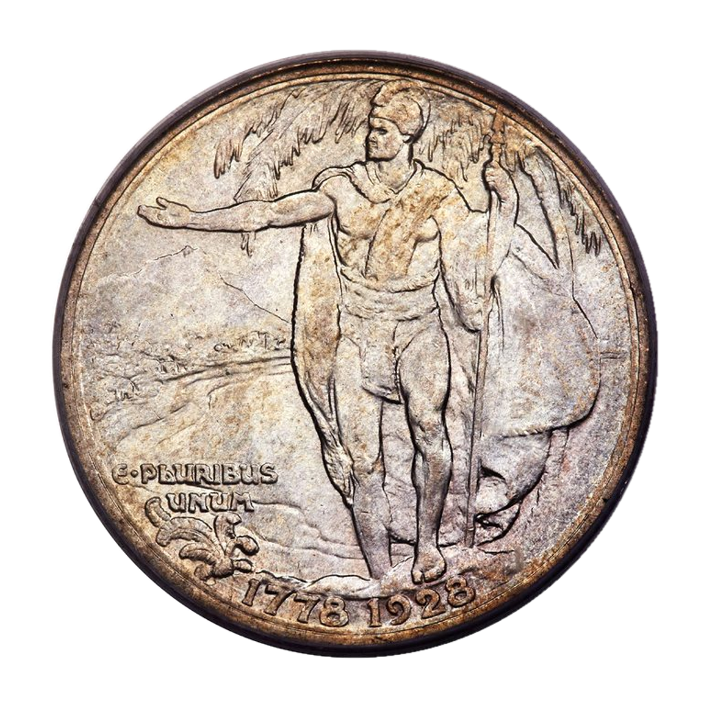 ½ Dollar (Hawaiian Sesquicentennial) reverse