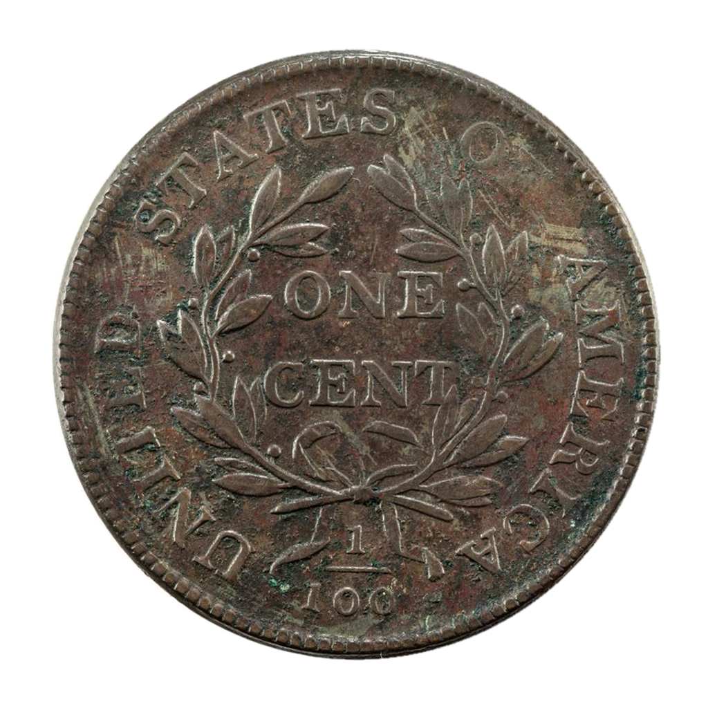1 Cent "Draped Bust Cent" reverse