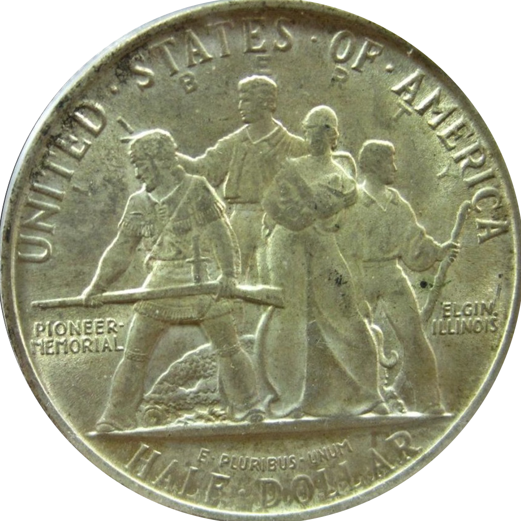 ½ Dollar (Elgin, Ill., Centennial) reverse